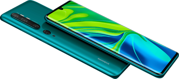 Xiaomi Mi Note 10 Auroragrön