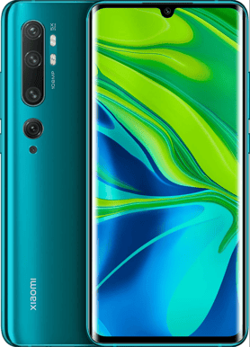 Xiaomi Mi Note 10 Auroragrön