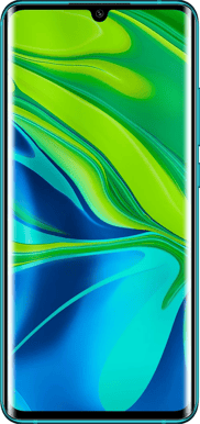 Xiaomi Mi Note 10 Auroragrön