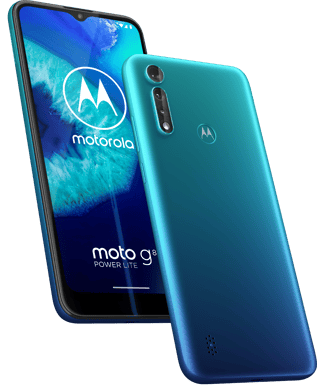Motorola G8 Power Lite Cyan