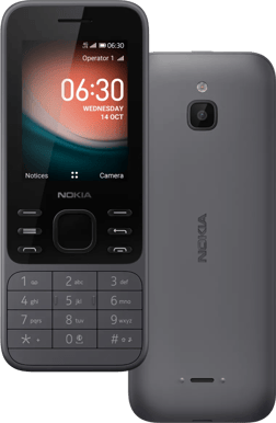 Nokia 6300 4G Träkol
