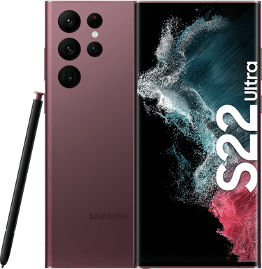 Samsung Galaxy S22 Ultra (256GB) 5G Vinröd