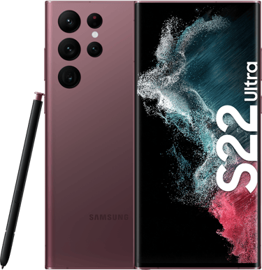 Samsung Galaxy S22 Ultra (512GB) 5G Vinröd