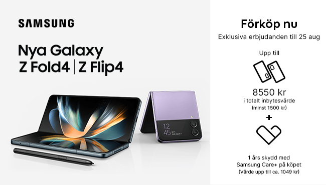Samsung Galaxy Z Fold 4 (256GB) Svart