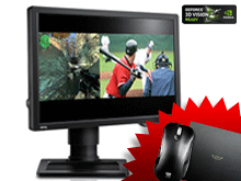 BenQ TFT 24" XL2410T 120Hz Zowie Bundling