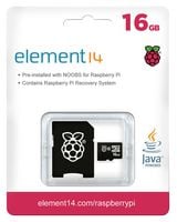 Raspberry Pi 16GB microSD, Förinstallerad NOOBs