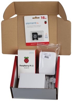 Raspberry Pi 3 Official Starter Kit Ucreate -Vit