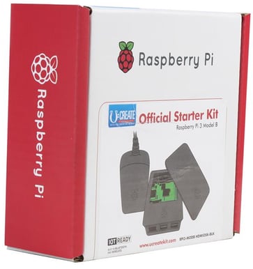 Raspberry Pi 3 Official Starter Kit Ucreate -Svart