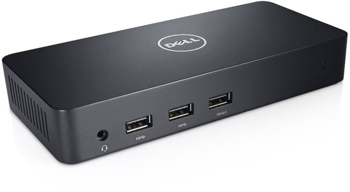 Dell Dockningsstation D3100 12 portar Svart