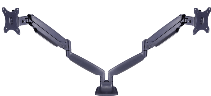M Deskmount Gas Spring Dual Svart