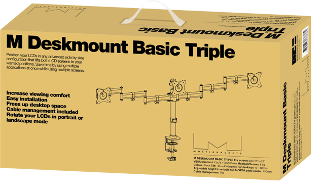 M Deskmount Basic Triple
