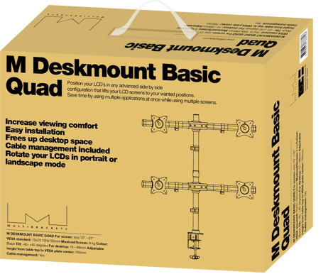 M Deskmount Basic Quad