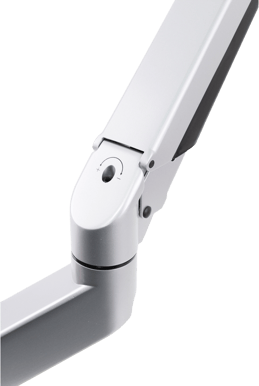 M VESA Gas Lift Arm Dual Side by Side Vit