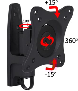 M VESA Flexarm 360 I Svart