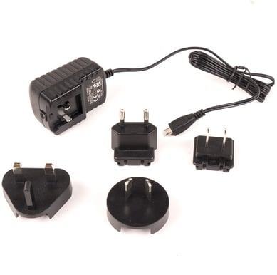 Strömadapter Enkortsdatorer, microUSB - Svart