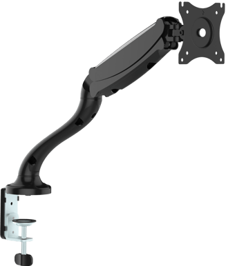 LogiLink Ledad monitorarm gas 13-27" singel svart