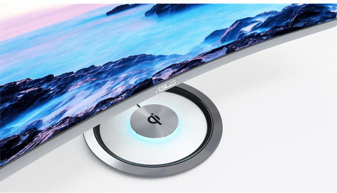ASUS Designo Curve 34" MX34VQ 100 Hz Qi-laddning