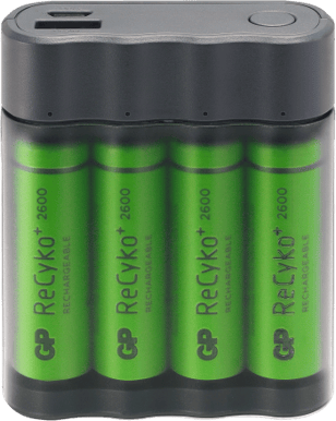 GP Recyko Batteriladdare Charge Anyway Svart