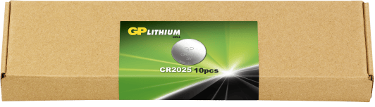 GP Litiumbatteri Knappcell CR2025 E-BOX 10-P