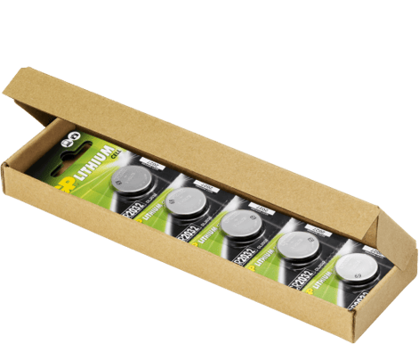 GP Litiumbatteri Knappcell CR2032 E-BOX 10-P