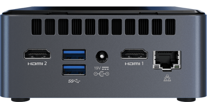 Intel NUC 8 Mini PC i3 8GB 1TB Win10 Home Engelsk