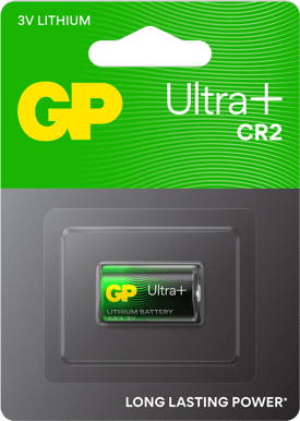 GP Ultra Plus Lithium Battery CR2, 3V (1-pack)