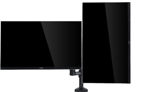 AOC AD110D0 Gas Spring Dual Monitor Arm
