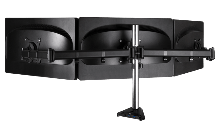 Arctic Z3 Pro Triple Monitor Arm USB-hub
