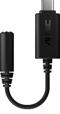 ASUS AI Noise-Canceling USB-C - 3.5mm Mic Adapter