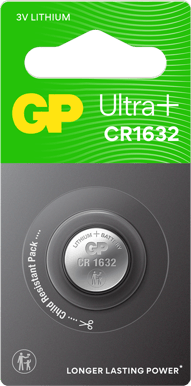 GP Lithiumbatteri Knappcell CR1632 3V 1-P