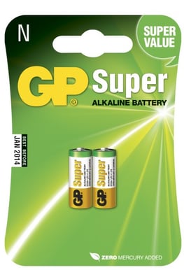 GP Super Alkaliskt 910A-batteri (LR1) 2-P