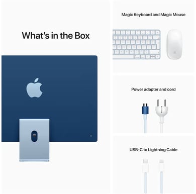 Apple iMac - 24" | M1 | 8GB | 7-kärnig grafik | 256GB | Blå