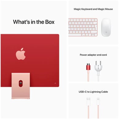 Apple iMac - 24" | M1 | 8GB | 8-kärnig grafik | 256GB | Rosa