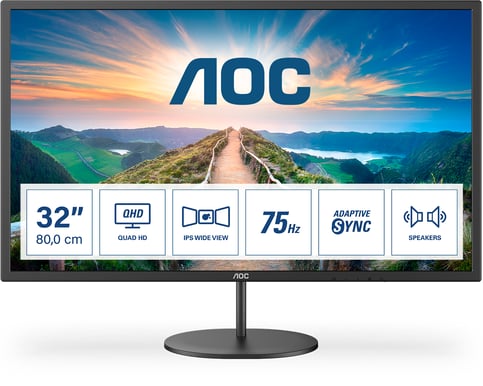 AOC 32" Q32V4 IPS QHD 75 Hz