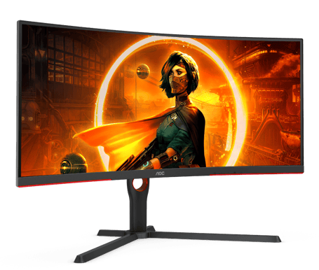 AOC 34" CU34G3S VA 21:9 Curved 165 Hz