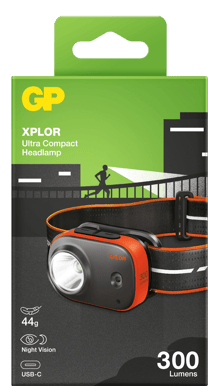 GP Xplor Pannlampa PHR16 (Uppladdningsbar)