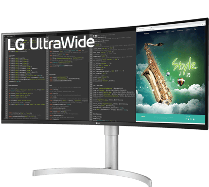 LG 35" UltraWide 35WN75C 21:9 QHD+ 100 Hz USB-C Vit