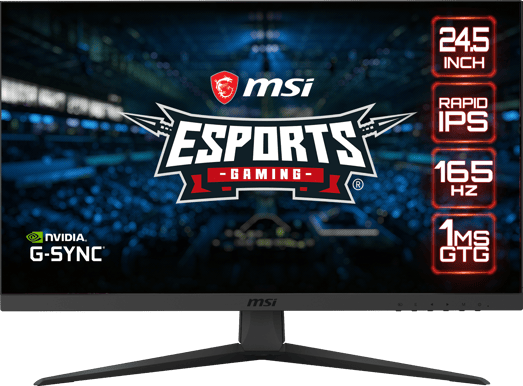 MSI 25" Optix G251F IPS 165 Hz HDR