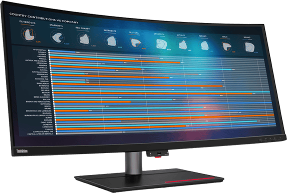 Lenovo 40" ThinkVision P40w-20 WQHD IPS 21:9 Curved