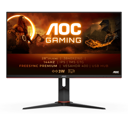 RAIDER 144Hz 4K ULTRA GAMING - 28 pouces - 144Hz - 0,5 ms