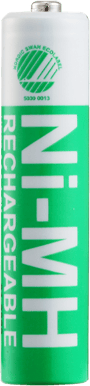 DELTACO laddbara AAA-batterier, 1000mAh, Svanenmärkt, 4-pack