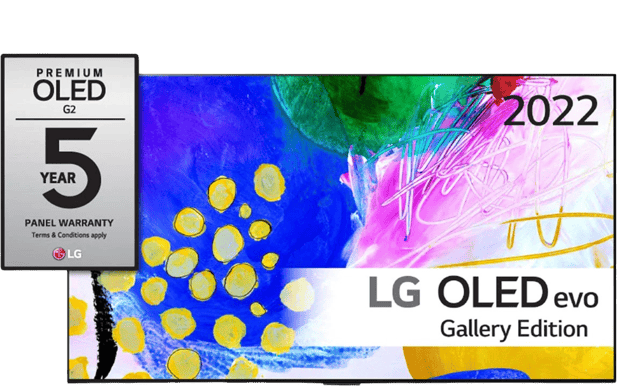 LG 77" OLED77G2 evo Gallery Edition 4K Smart TV