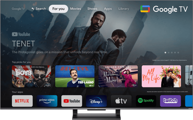 TCL 55" 55C735 QLED 4K Google TV