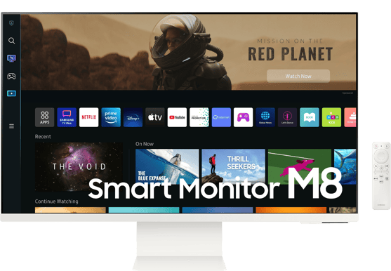 Samsung 32'' Smart Monitor M8 Vit