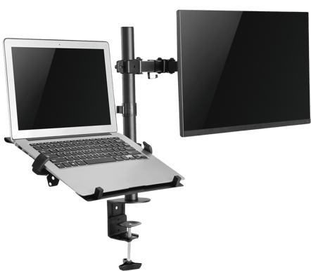LogiLink Monitorarm 13-32" med laptopfäste