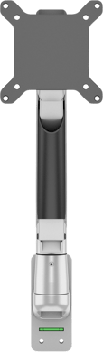 M VESA Gas Lift Arm Wall Basic Silver