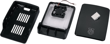 Raspberry Pi 5 Case Svart/Grå