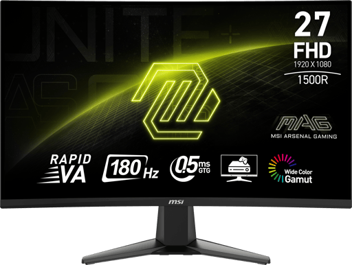 MSI 27" MAG 27C6F VA (1500R) 180 Hz