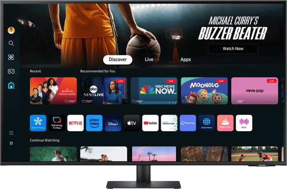 Samsung 43'' Smart Monitor M70D VA 4K USB-C