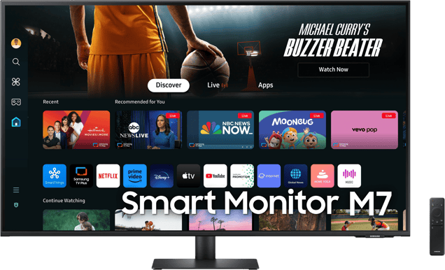 Samsung 43'' Smart Monitor M70D VA 4K USB-C
